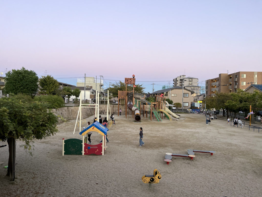 茨木で親子・子供（幼児）にオススメの公園  桑田公園