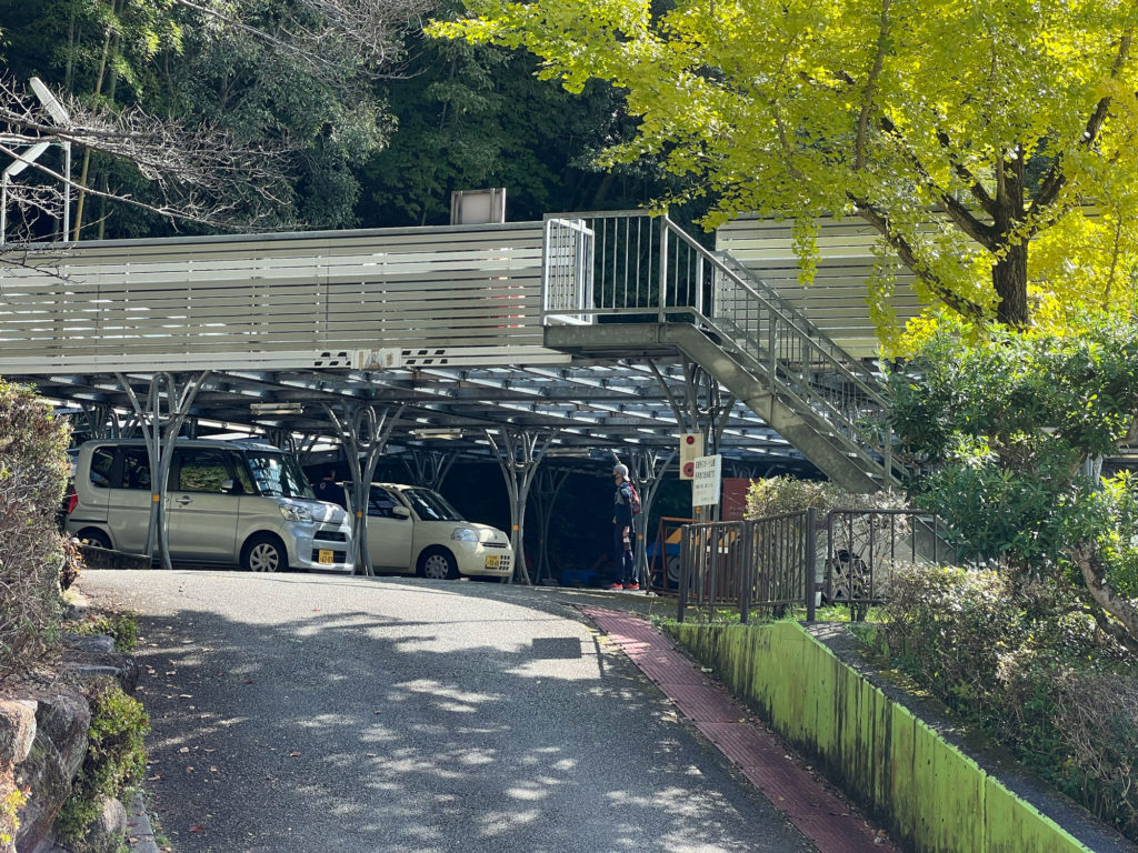 忍頂寺スポーツ公園 竜王山荘の駐車場